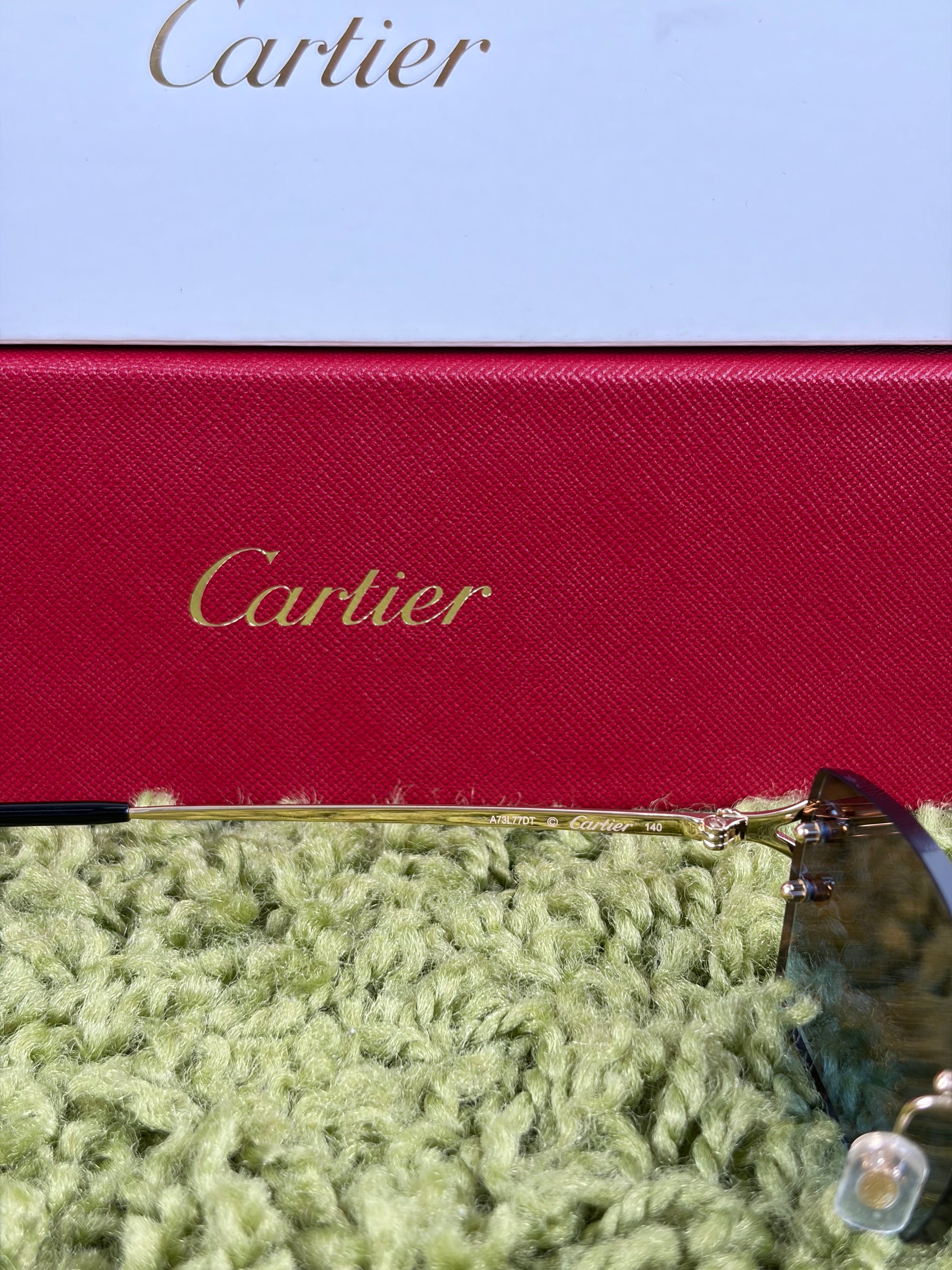 Occhiali Cartier CT0550S 002 L neri e oro