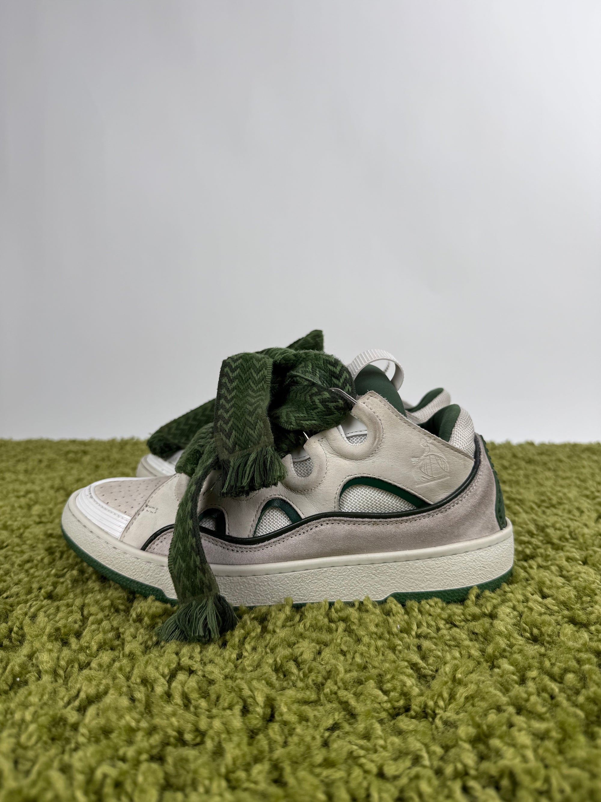 Lanvin Curb Verde Bianca 39