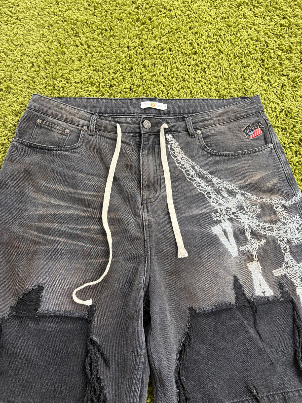 Pantaloncini Valley Dreams In Denim Grigio 36