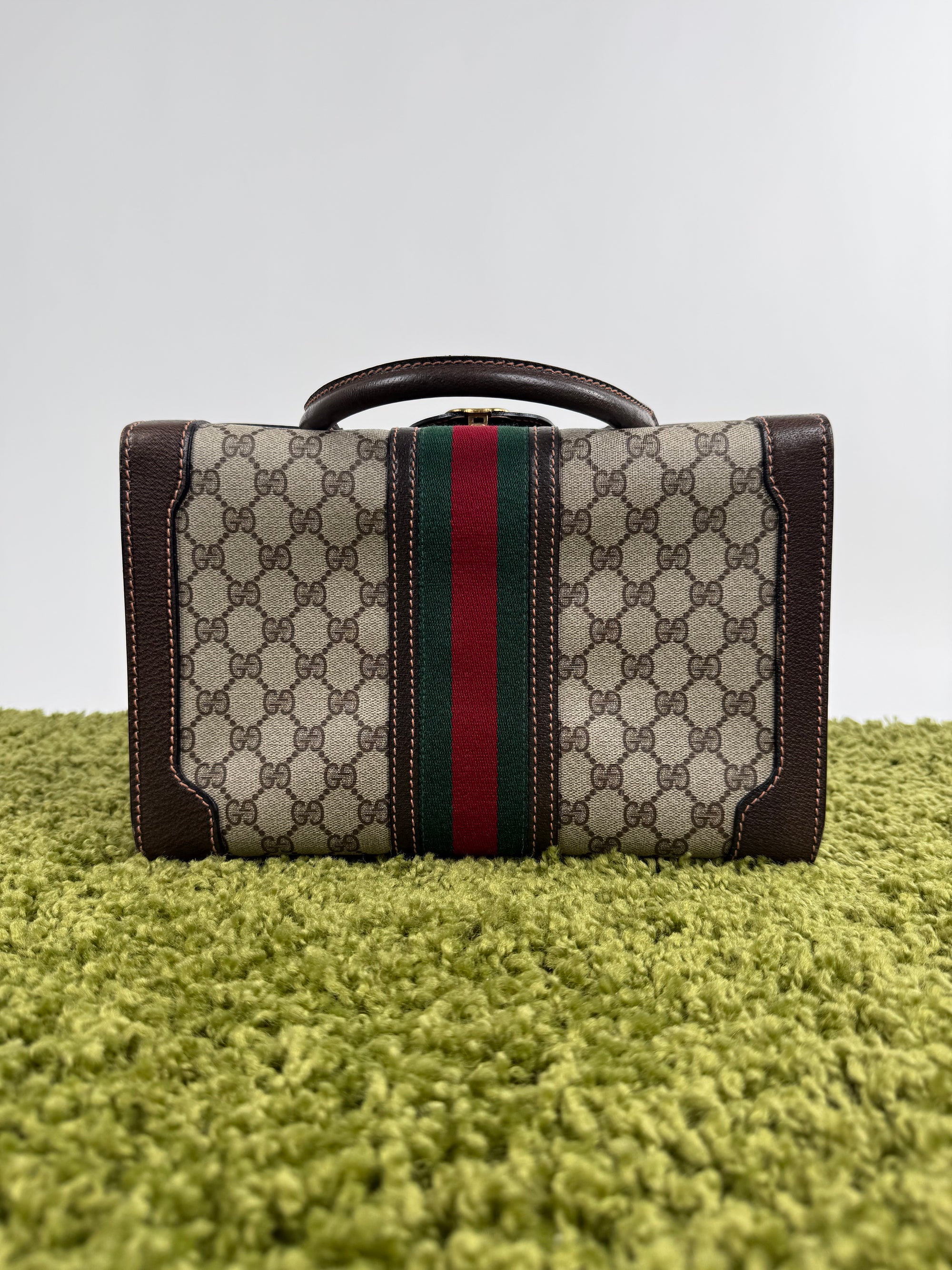 Gucci Savoy Borsa rigida in tela Monogram