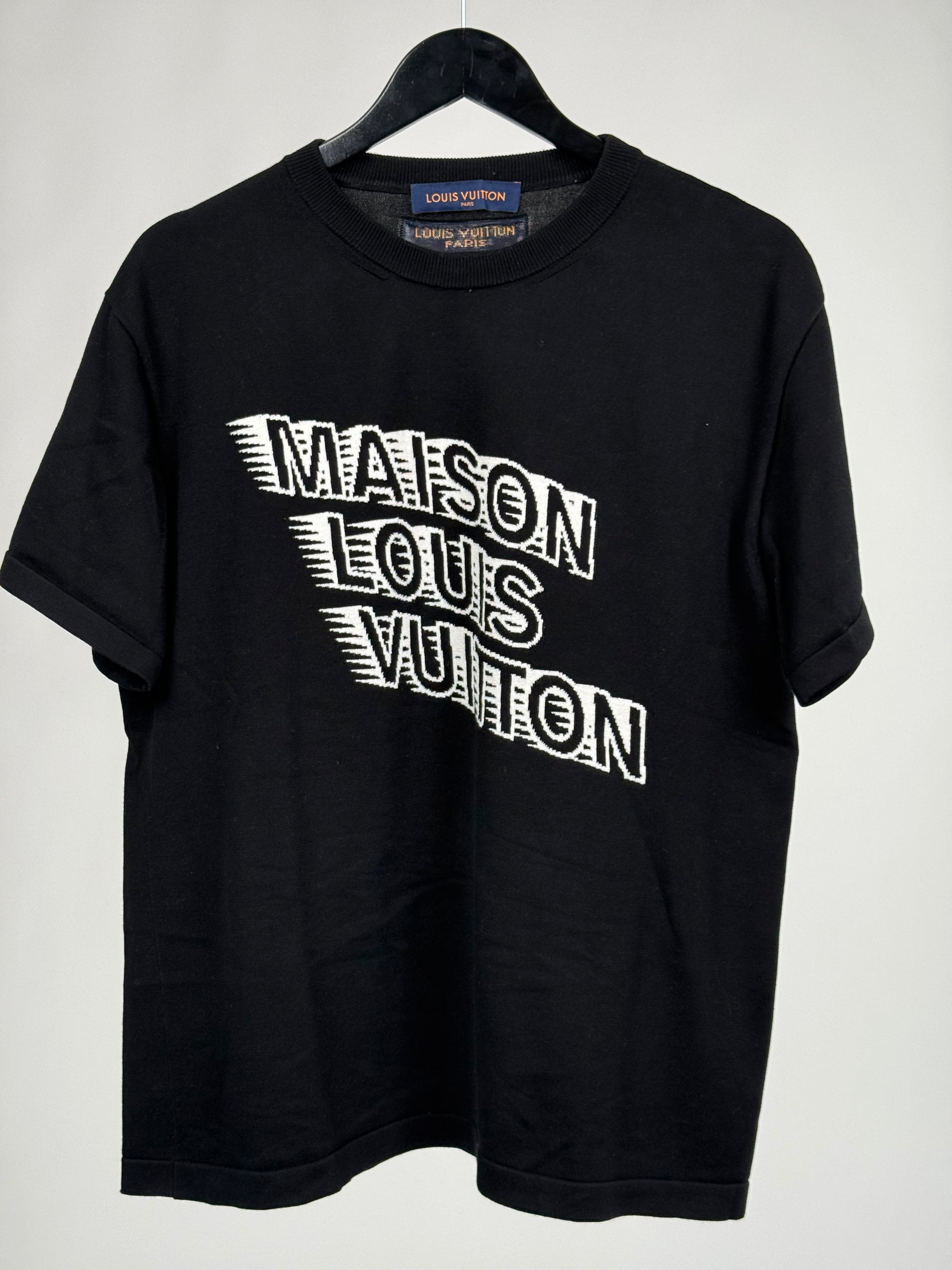 T shirt Louis Vuitton Size M nera e bianca