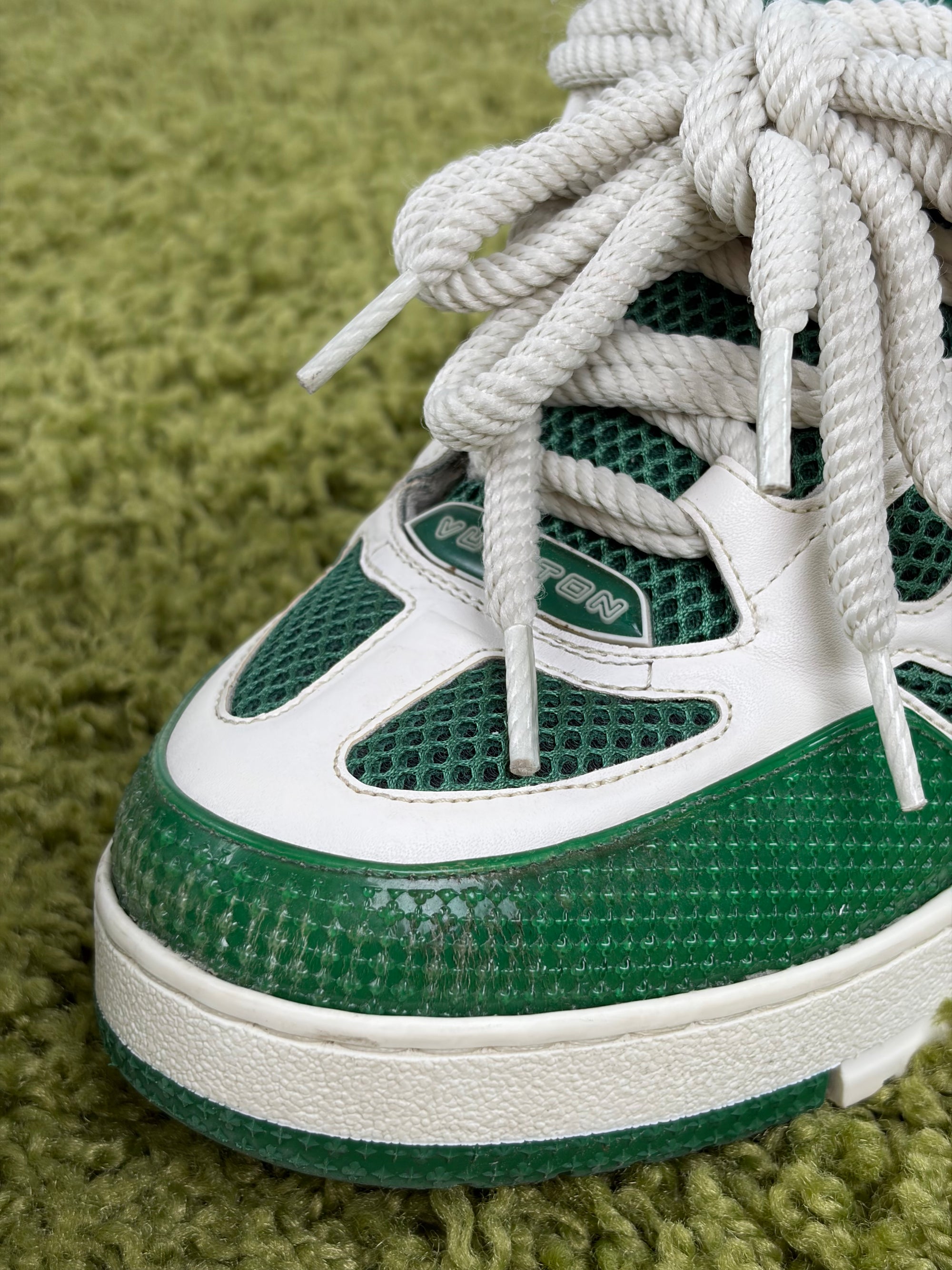 Louis vuitton skate Size 6=40 calza 41 verde e bianca