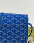 Borsa a tracolla belvedere goyard blu