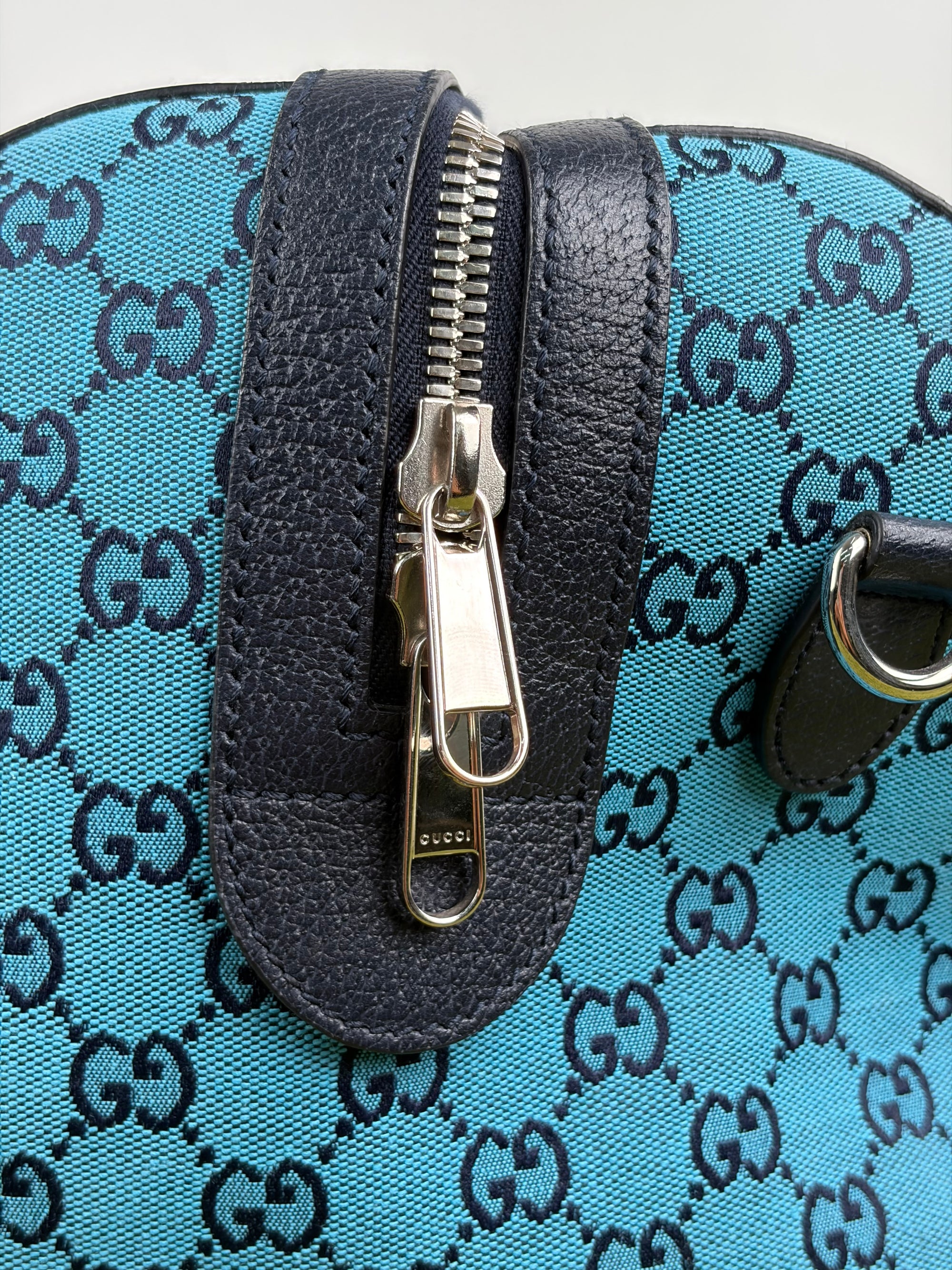 Borsone Gucci azzurro