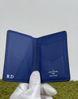 Portacarte Louis Vuitton in pelle Blu