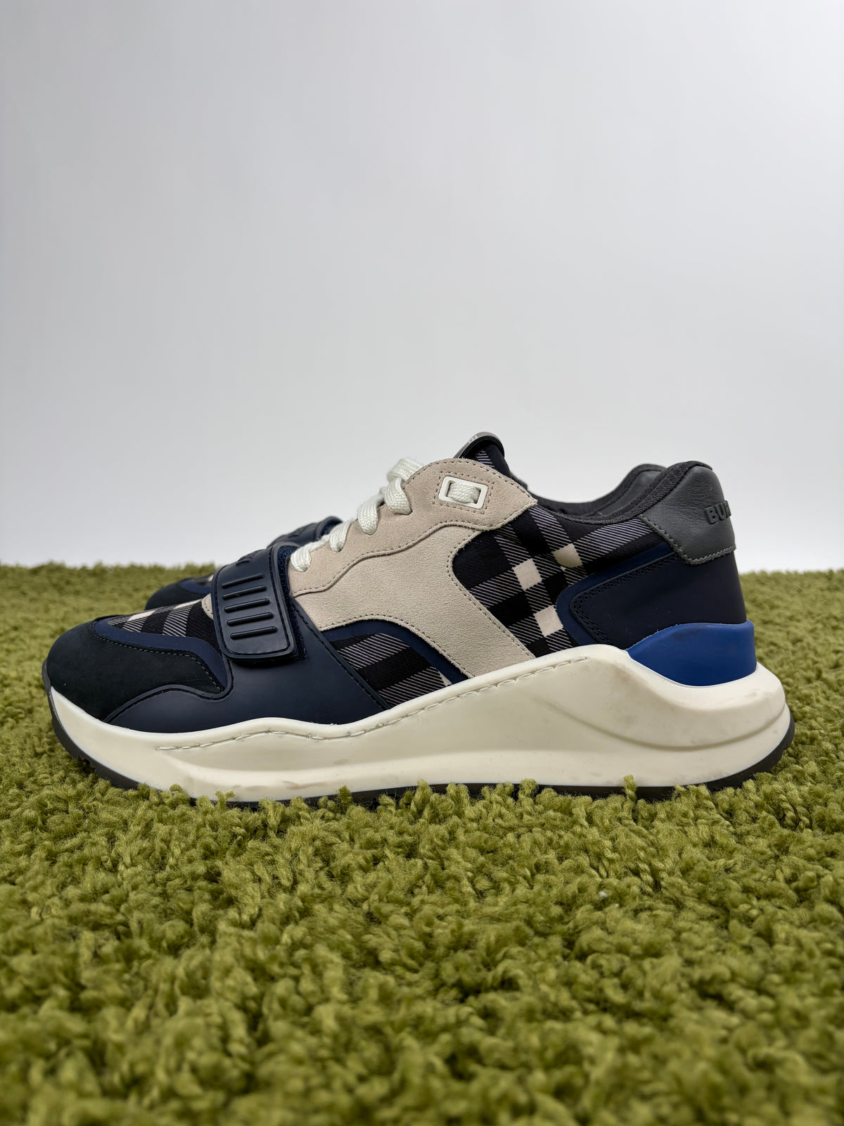 Burberry Ramsey Low-Top Sneaker Blu Multicolor 43