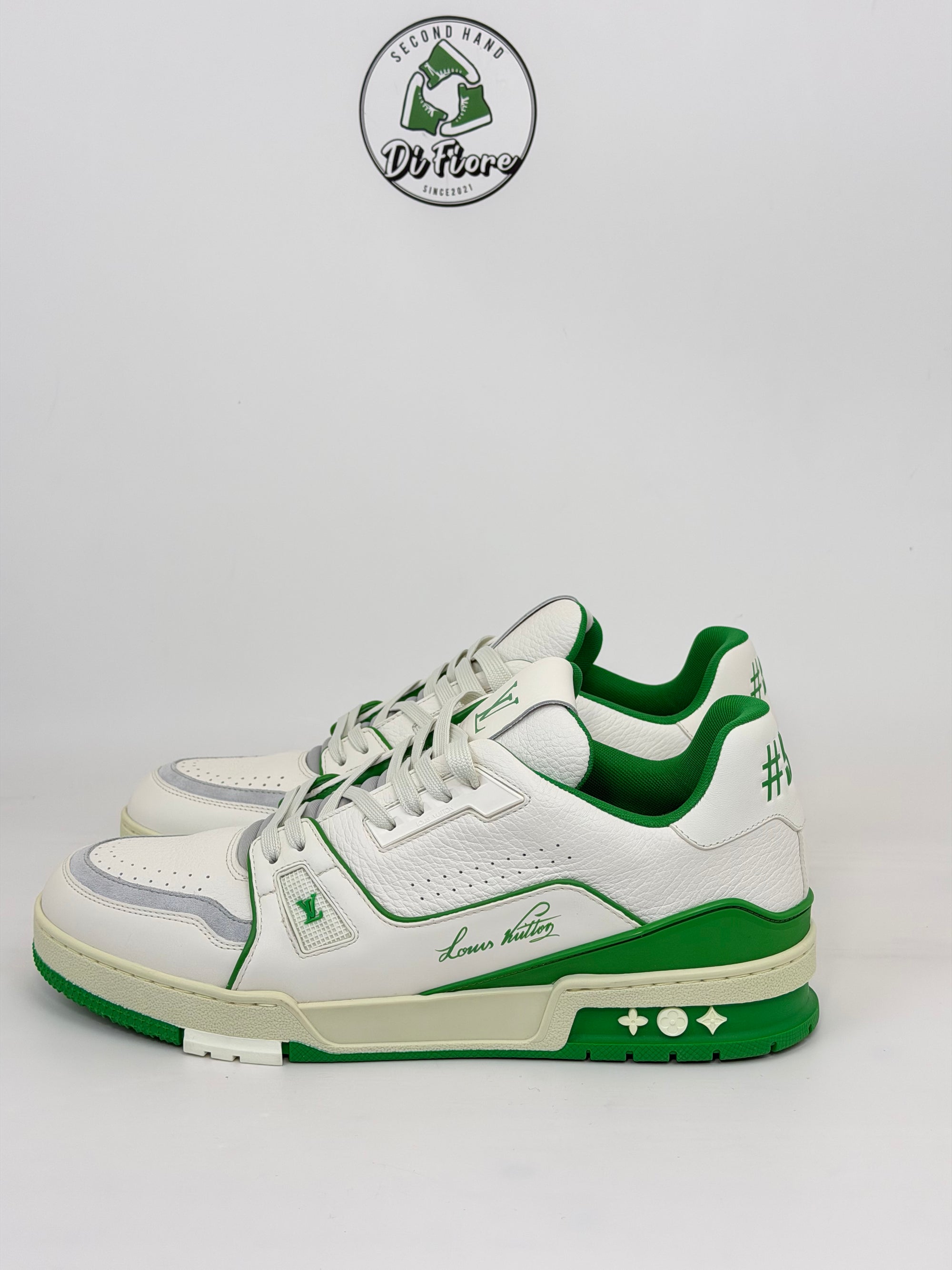 Louis Vuitton Trainer Size 9=43 veste 44 verde e bianco