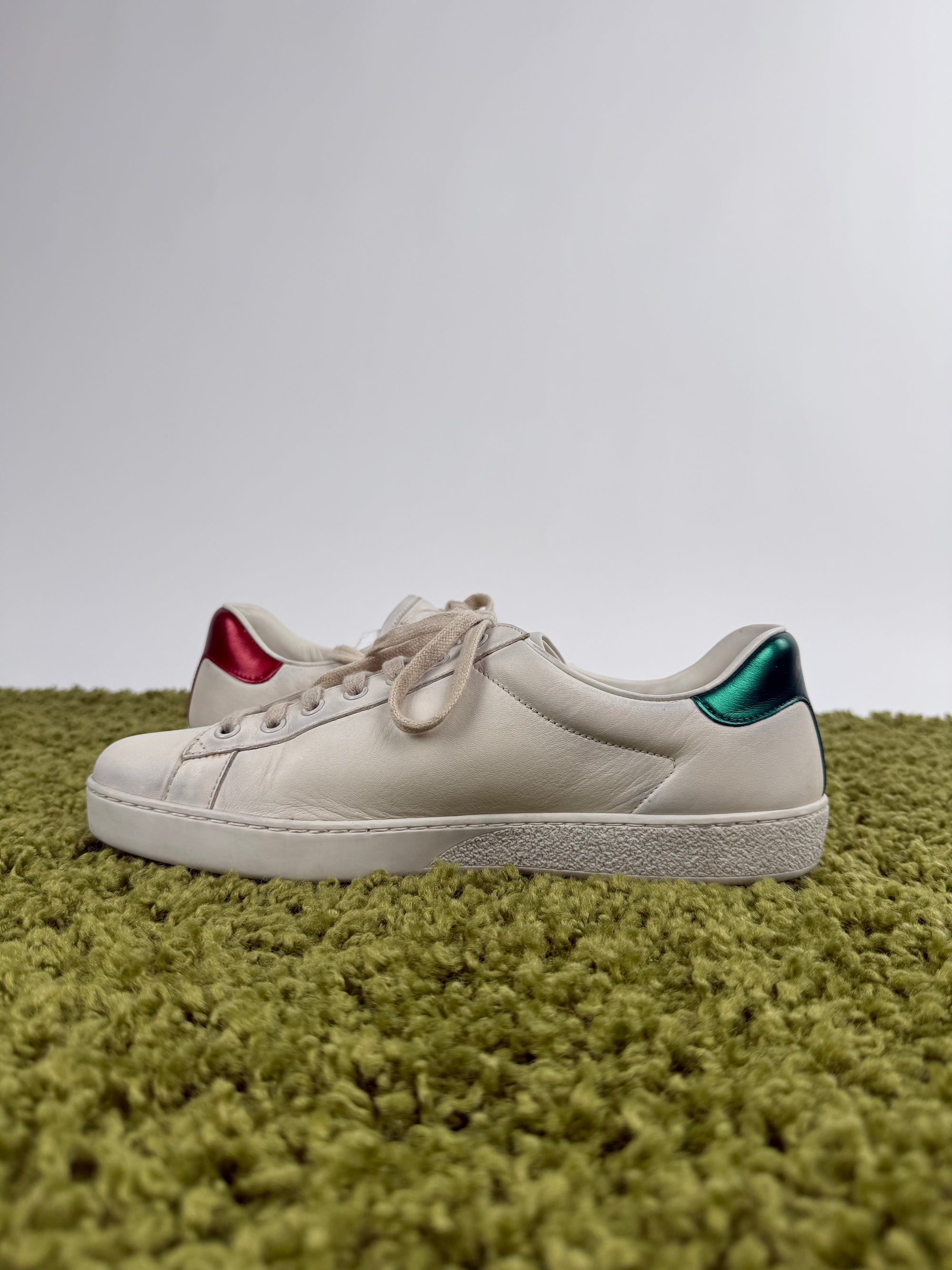 Gucci Ace Effetto Usato Bianca 8