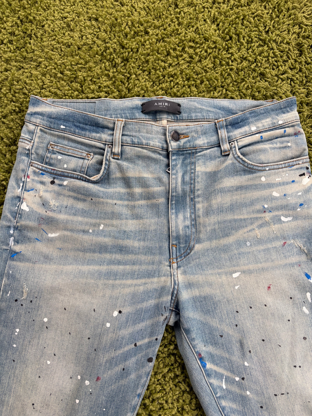 Jeans Amiri In Denim Multicolor 36