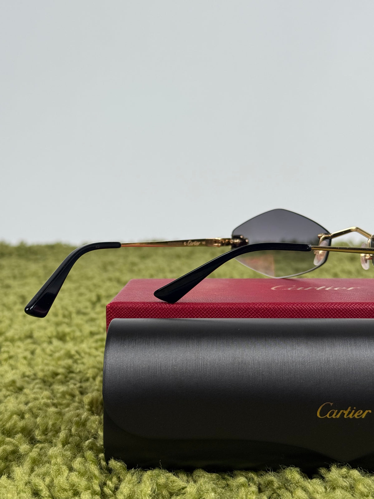 Occhiali da sole Cartier Panthère geometrici