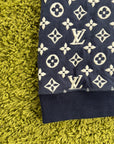 Felpa Girocollo Louis Vuitton Monogram Blu XL
