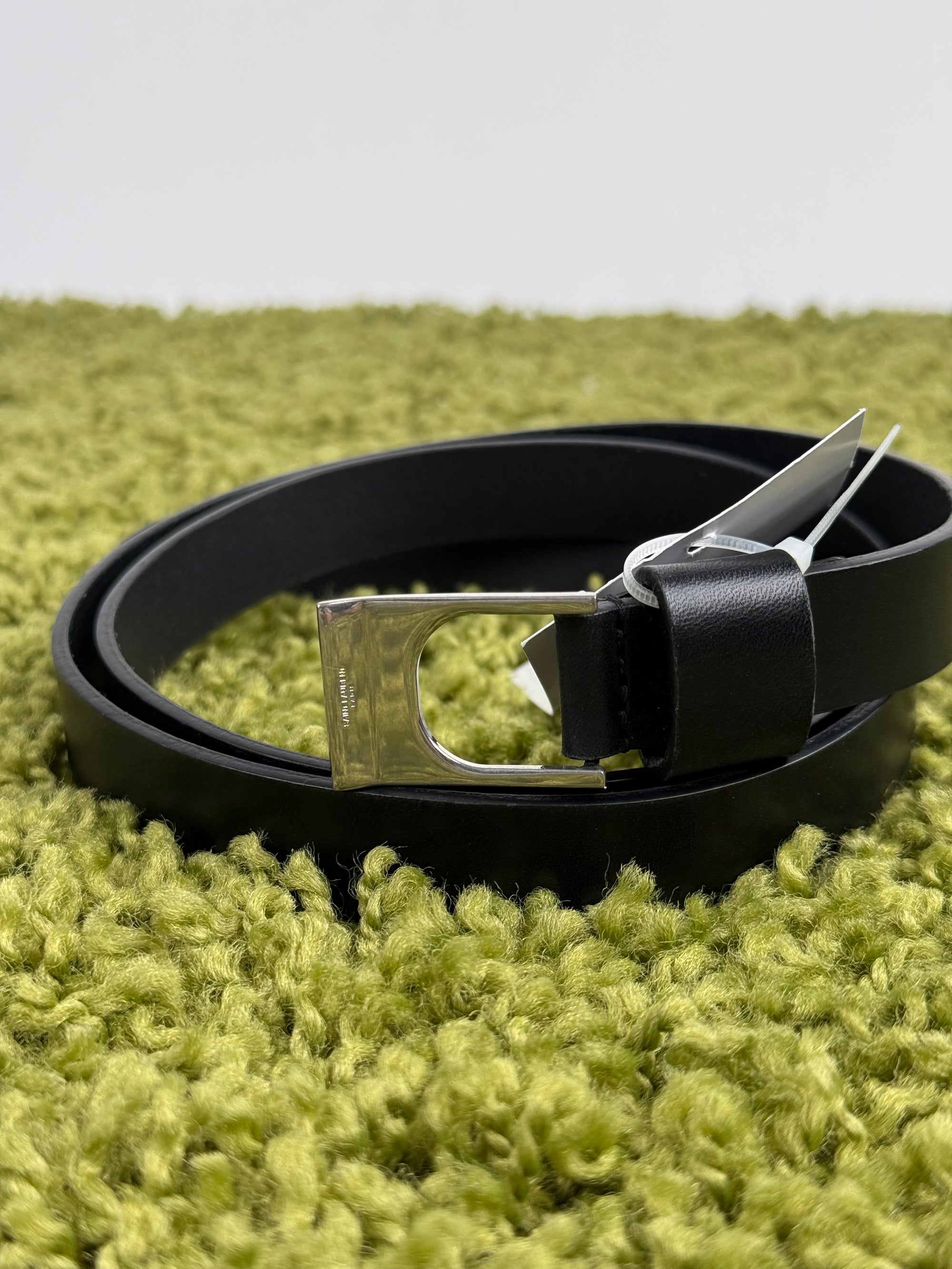 Cintura Saint Laurent in pelle Nera 100