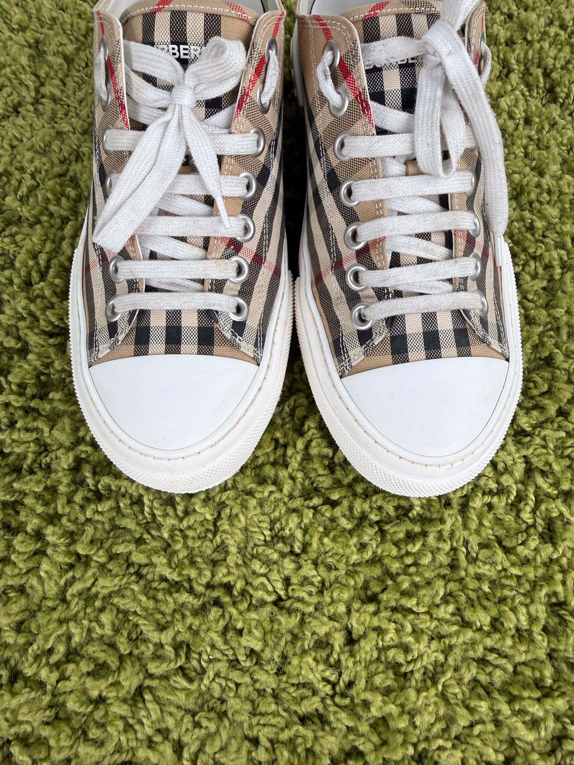Burberry Check Sneaker Beige 42.5
