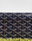 Portafoglio Goyard Richelieu in tela Goyardine Nero