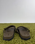 Sandali Hermes Chypre Size 41 verde scuro