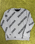 Maglione Balenciaga Size L veste XL grigio e nero