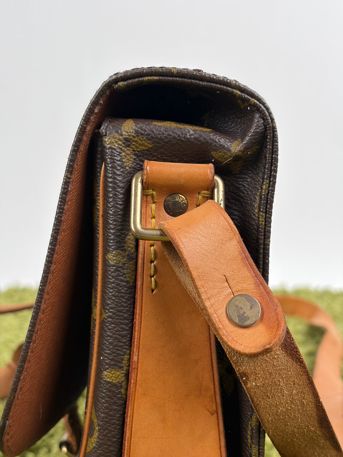 Borsa a tracolla Louis Vuitton Cartouchière Marrone