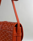 Borsa Goyard Belvedere PM in tela Goyardine Arancione