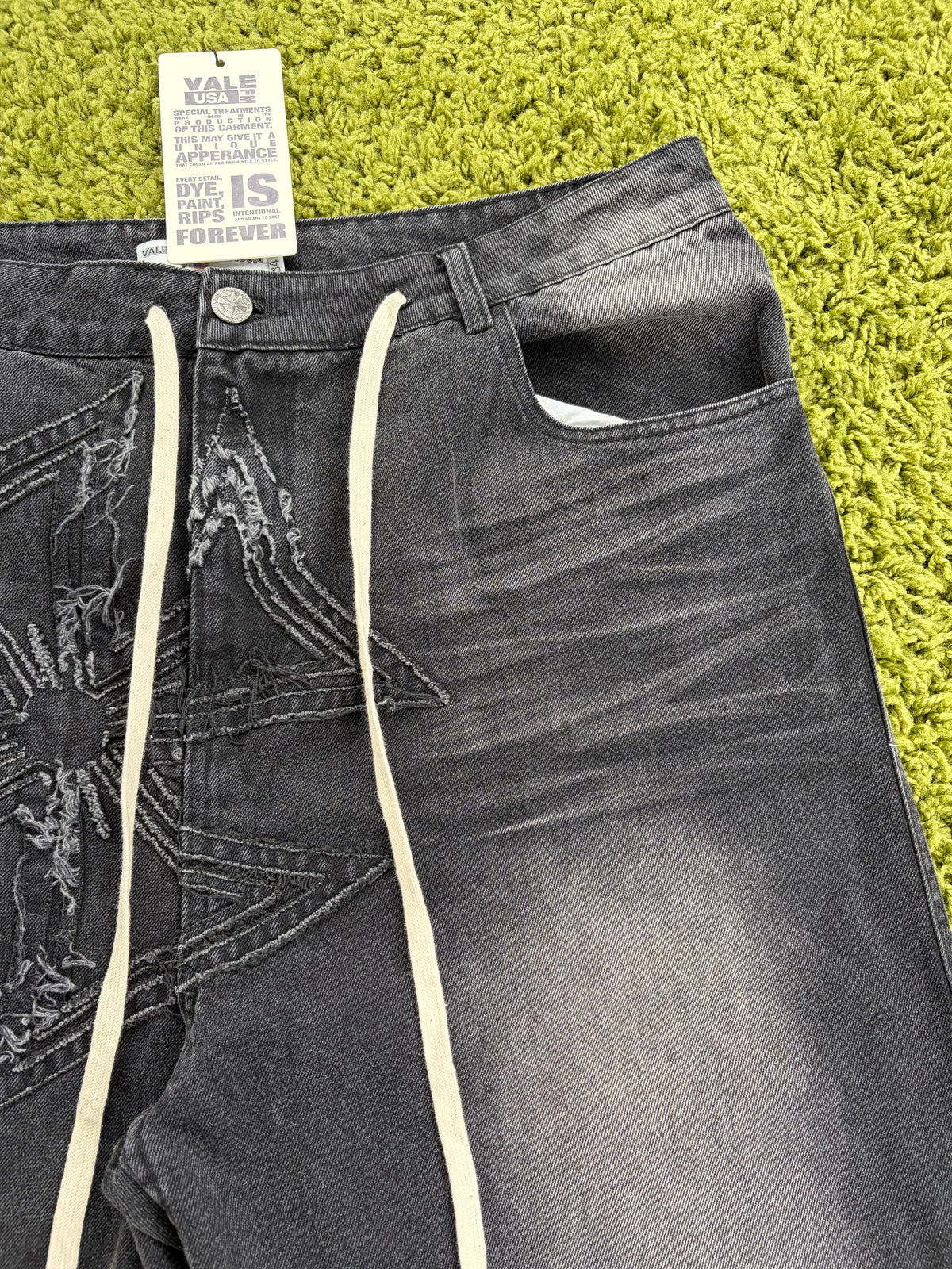 Jeans Valley Dreams Motocroxxx Nero 34