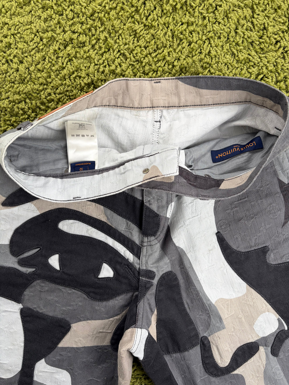 Jeans Louis Vuitton X KidSuper Patchwork Portrait Multicolor 32