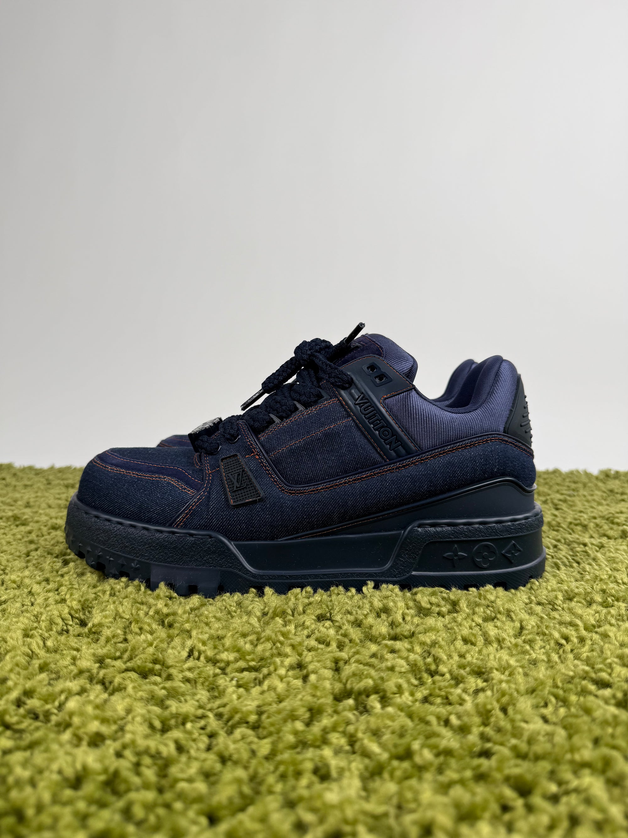 Louis Vuitton Skate Maxi in Denim Blu 9