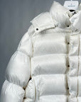 Giubbotto Moncler Maya 70 Size 5=XL bianco
