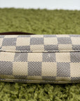 Pochette Accessories Louis Vuitton  in tela Damier Azur Bianca Monogram