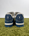 Louis Vuitton Trainer in Denim Blu 7.5