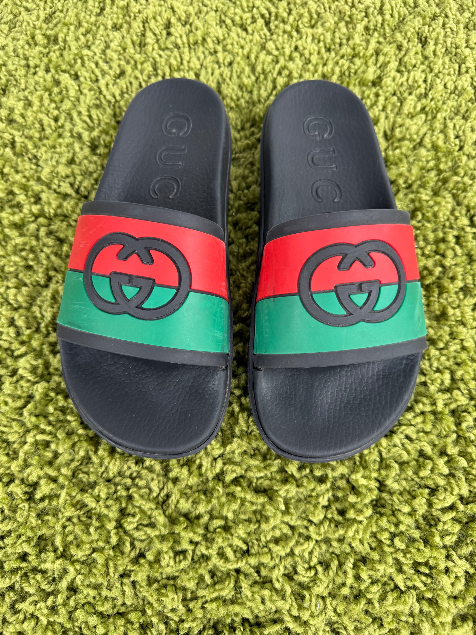Ciabatta Incrocio Gucci Nera 41