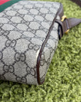Borsello Gucci beige verde e rosso