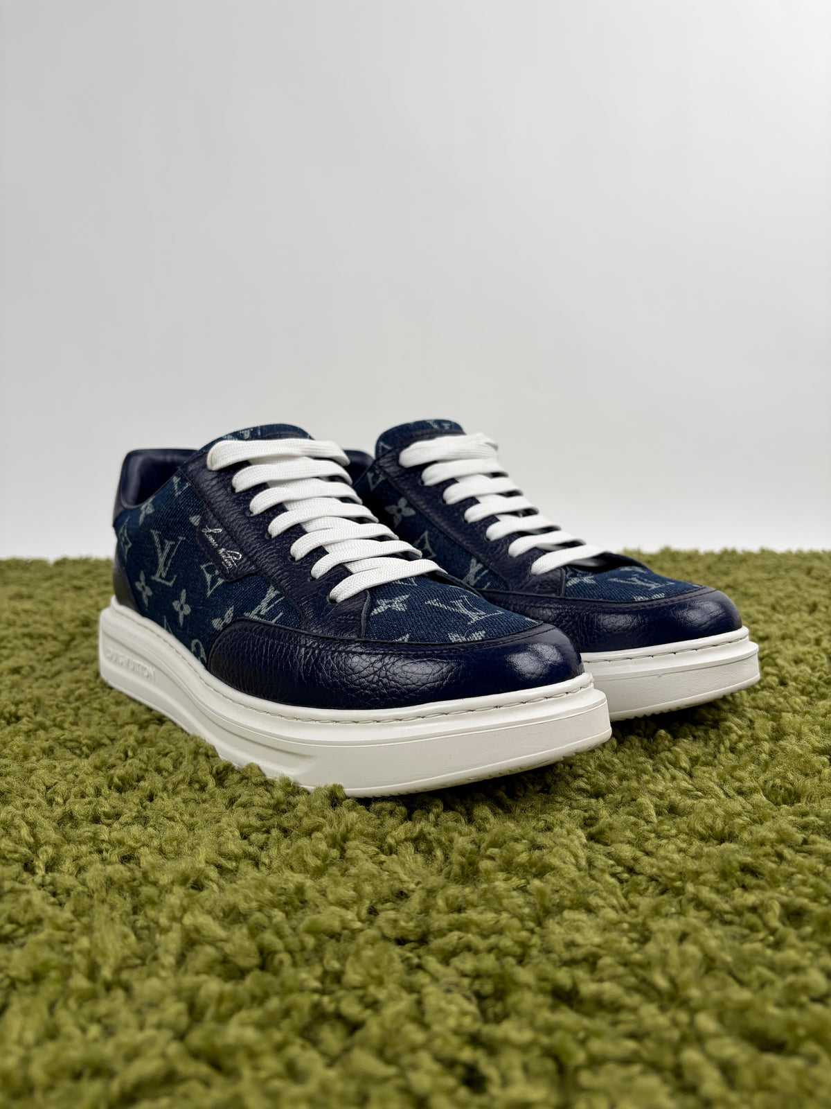 Louis Vuitton Beverly Hills In Denim Blu 8