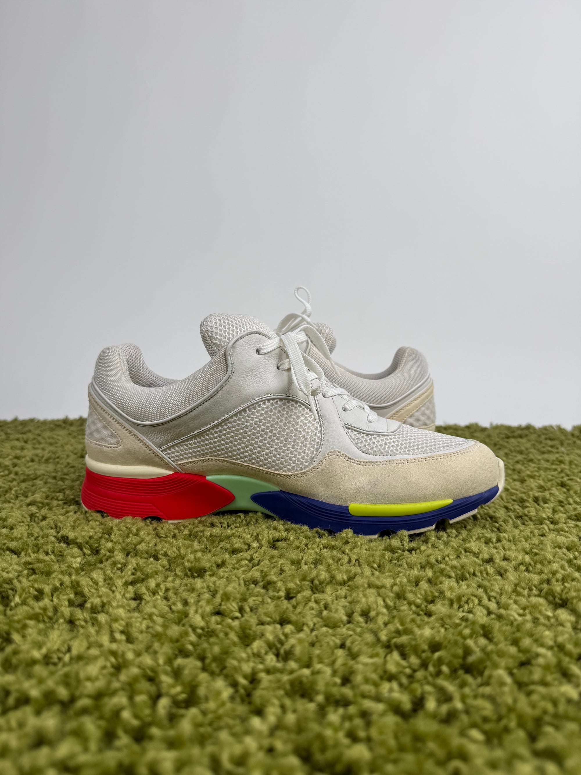 Chanel Low top Trainer Bianche Multicolor 43