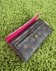 Portafoglio Emily Bloom Flower Louis Vuitton Marrone