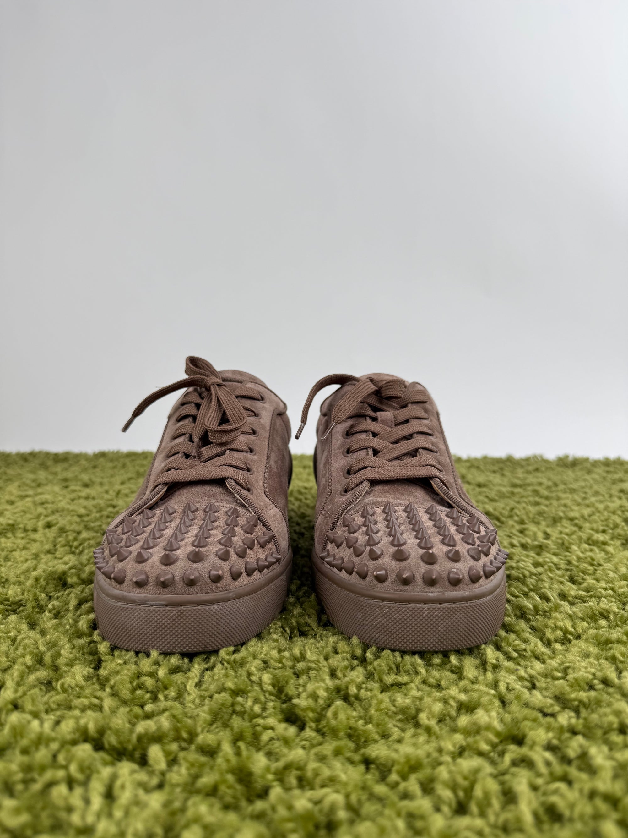 Christian Louboutin Spikes Marrone 42