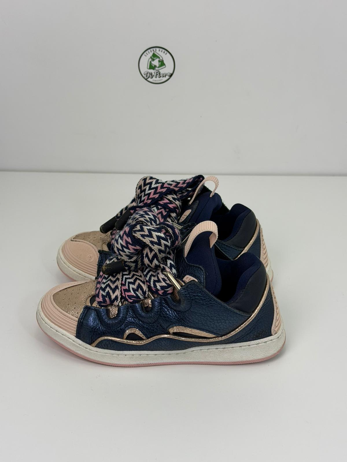 lanvin crub bambino Size 34 blu e rosa