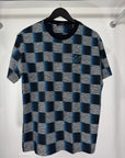 T-shirt Louis Vuitton Size M blu nera e bianca