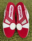 Louis Vuitton Trainer Bianca Rossa 8.5