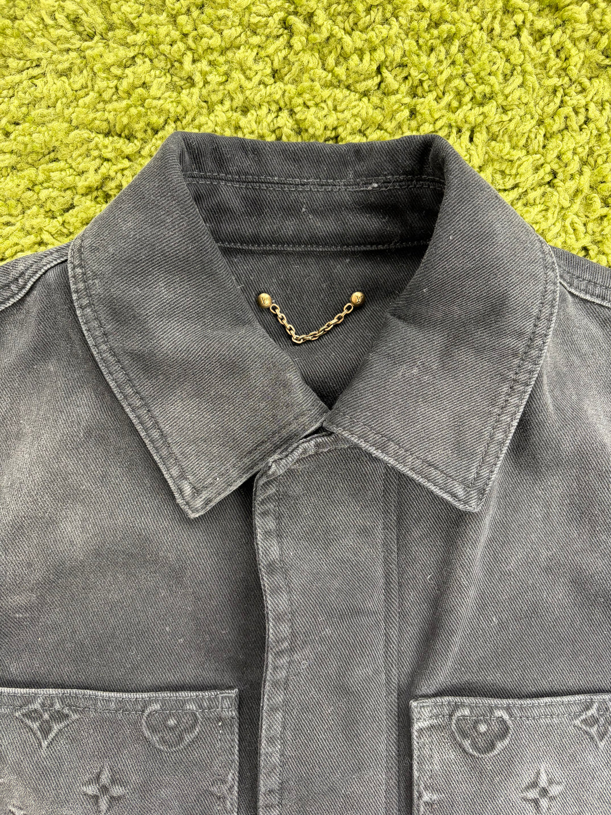 Giacca Louis Vuitton Carpenter Monogram Nera 48