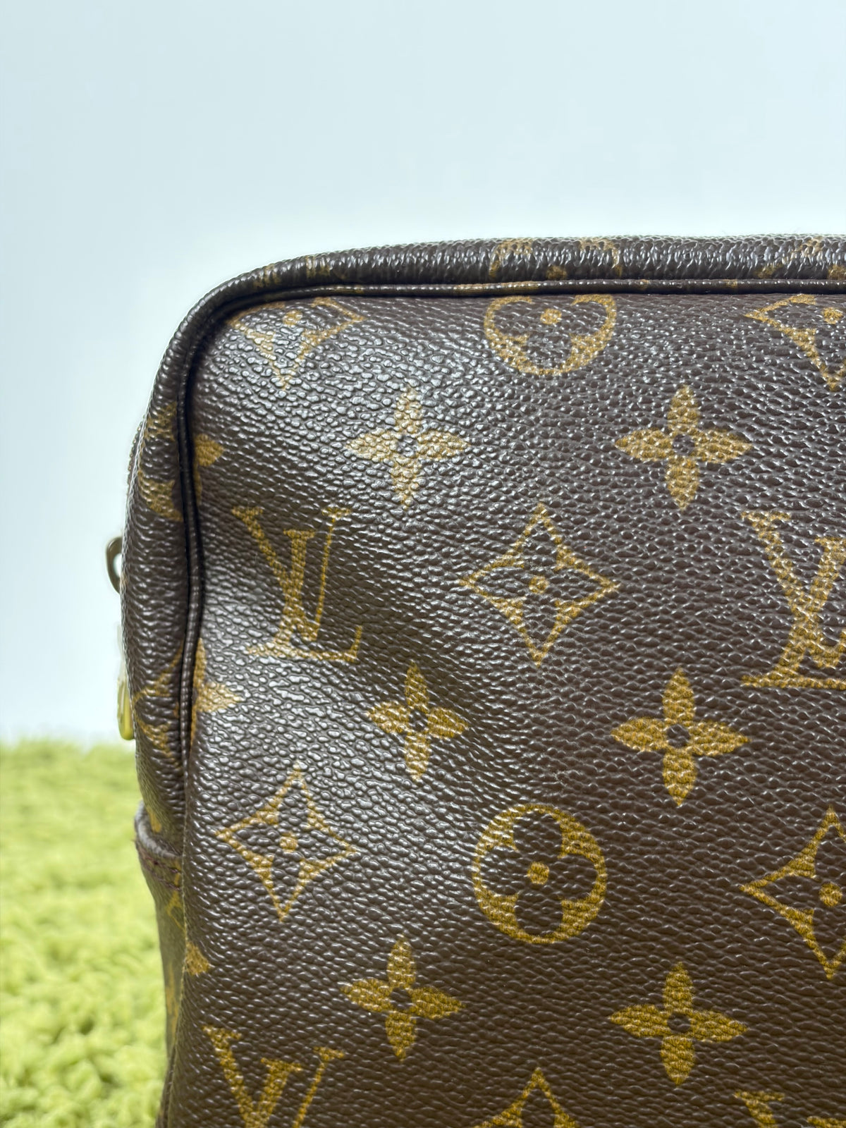 Beauty Case Louis Vuitton Marrone