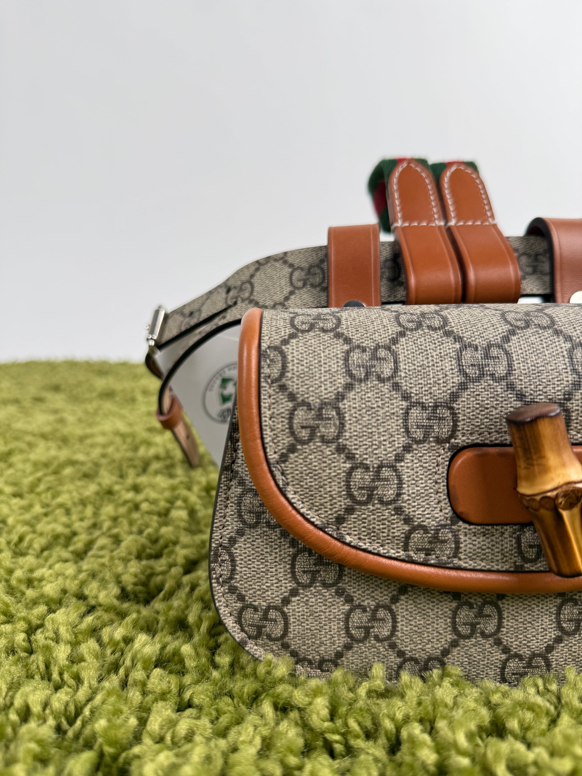 Marsupio gucci beige in tela