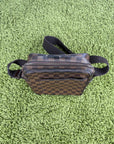 Marsupio Louis Vuitton Olav PM in tela Damier Marrone