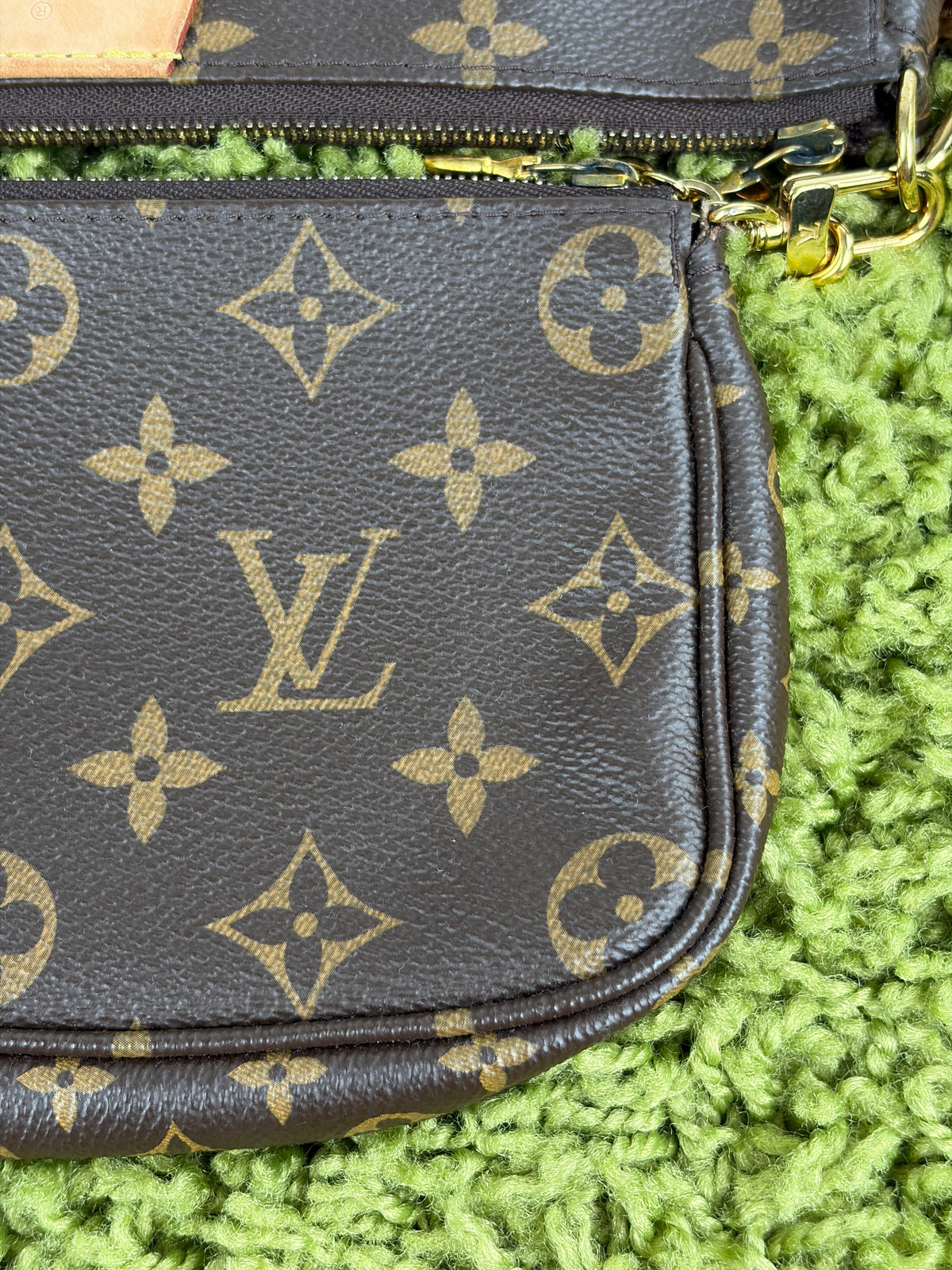 Borsa Louis Vuitton Multi Pochette Marrone