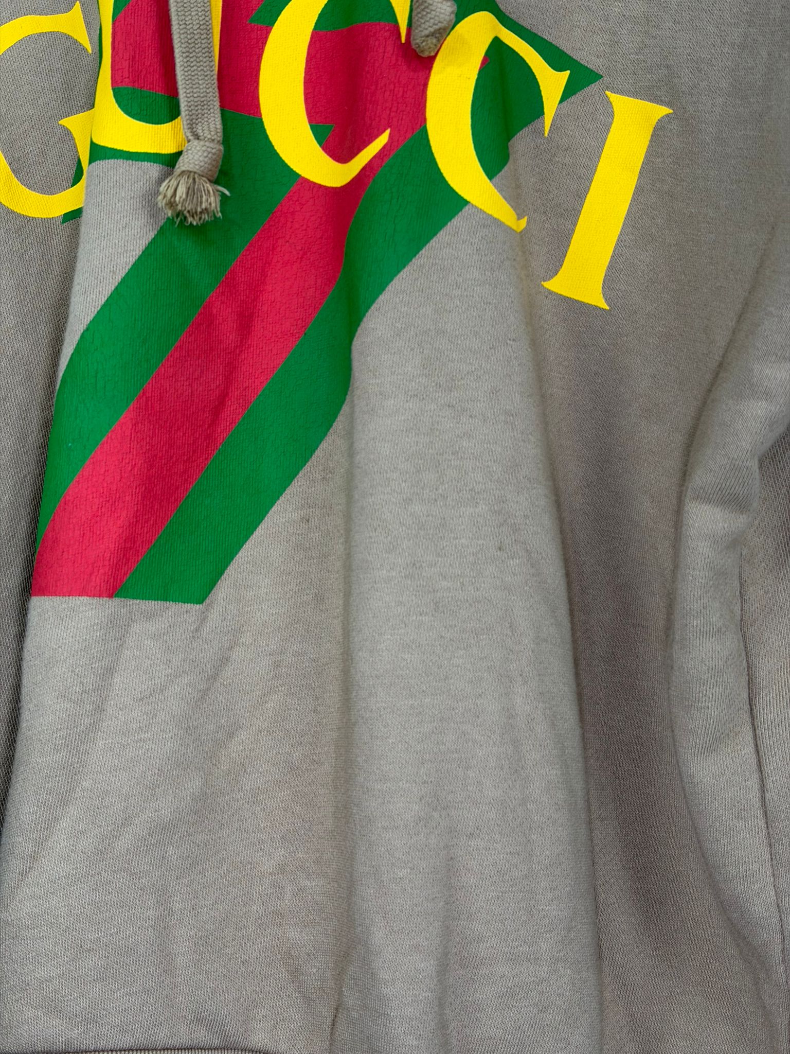 Felpa Gucci Size S marrone giallo verde e rosso
