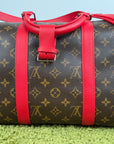 Keepall Bandoulière 45 Louis Vuitton Marrone Rosso