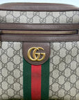 Borsello Gucci beige verde e rosso