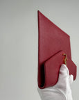 Pochette Yves Saint Laurent Grain de Poudre Uptown Rosso