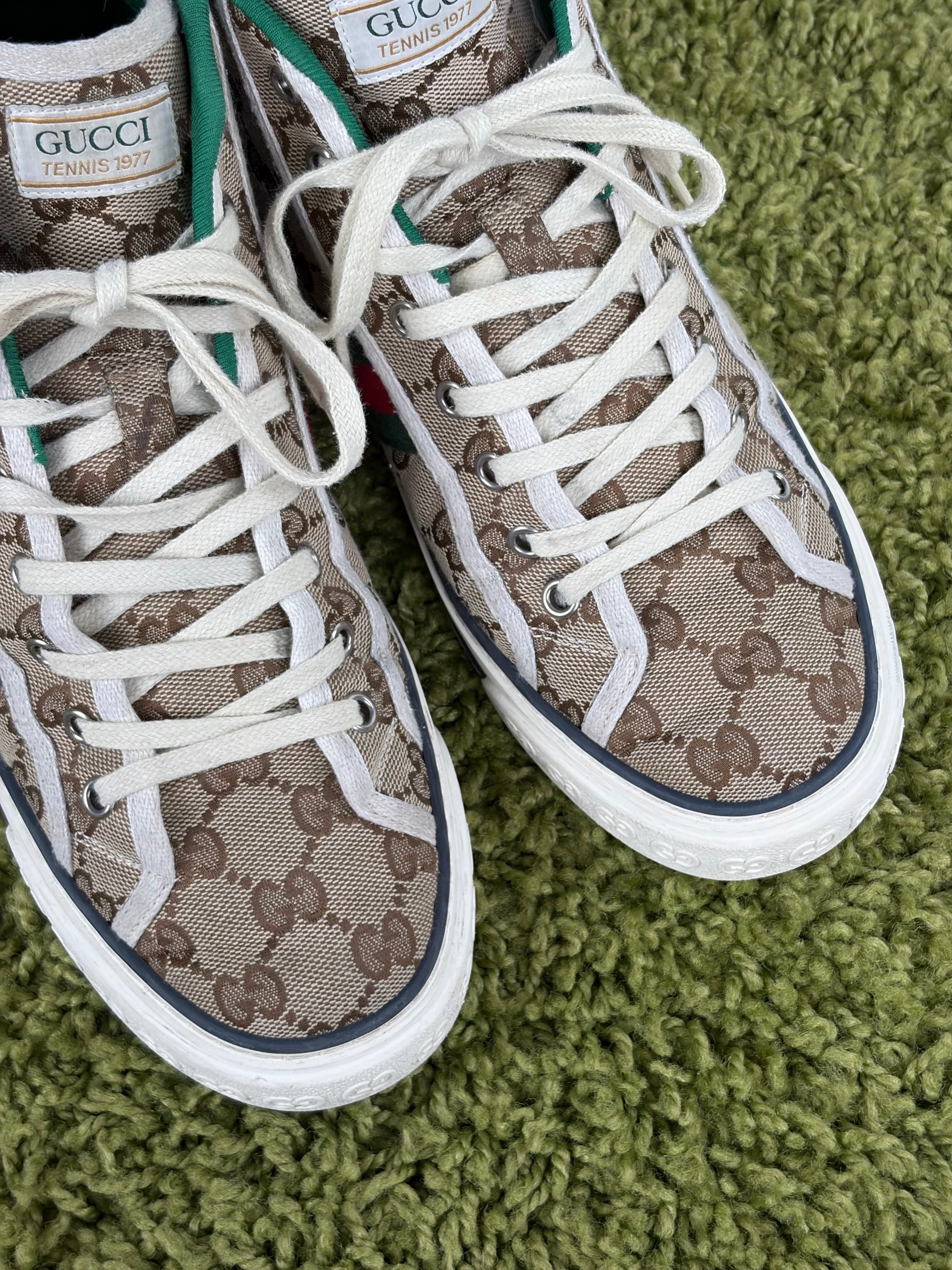 Gucci Tennis Size 39.5 marroni e bianche