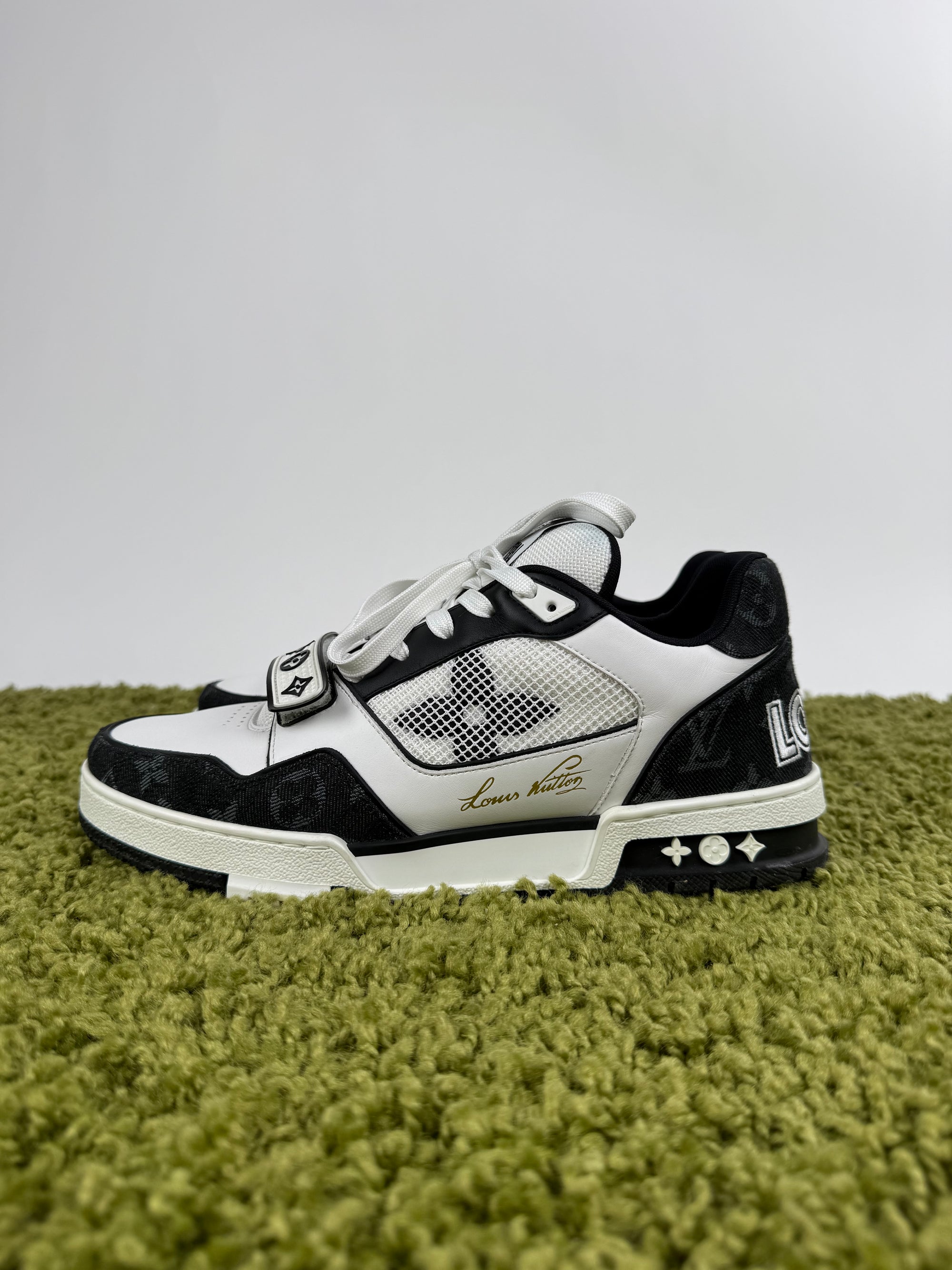 Louis Vuitton Trainer In Denim Nero 8