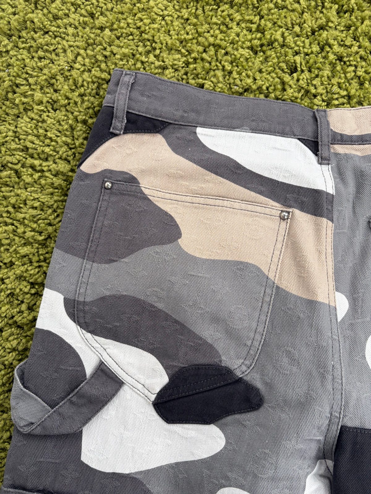 Jeans Louis Vuitton X KidSuper Patchwork Multicolor 34