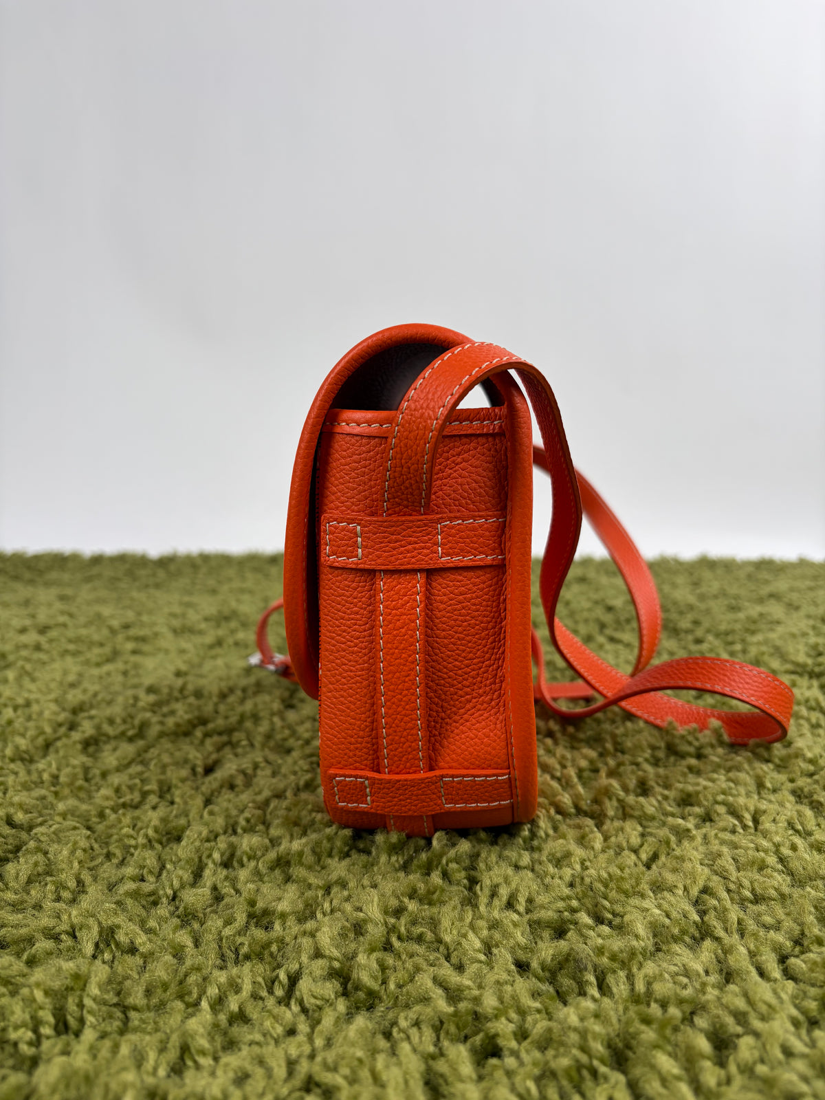Borsa Goyard Belvedere PM in tela Goyardine Arancione